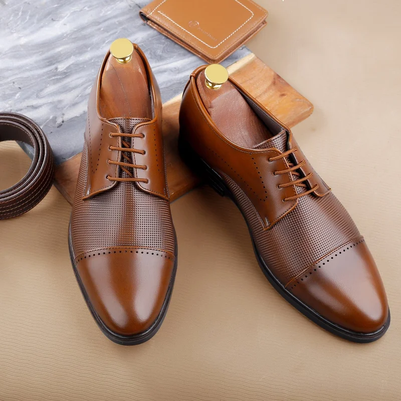 Bacca Bucci Brown WINDSOR Formal Shoes with Superior Comfort for Men | Best Price UAE